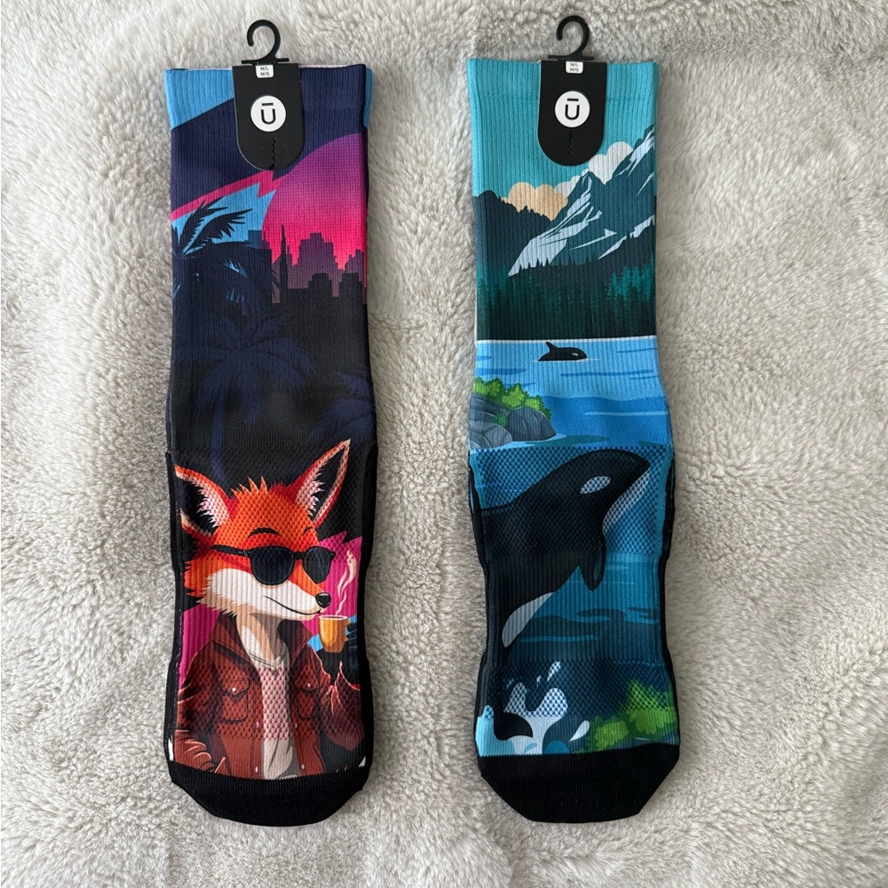 New - Outway Men's Graphic Socks
